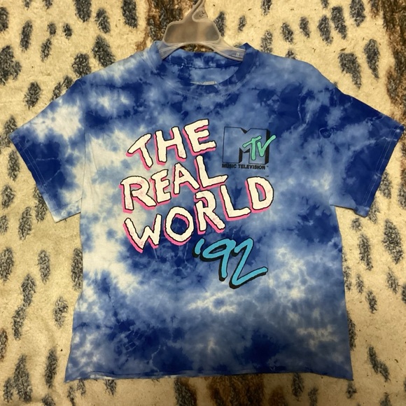 MTV REAL WORLD TIE DYE SHIRT. - Picture 1 of 3